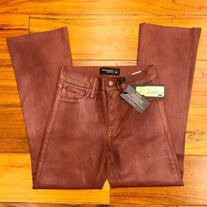 Herringstones Just Black Brown Straight Jeans